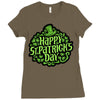 happy st. patrick's day Ladies Fitted T-Shirt
