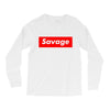 savage Long Sleeve Shirts