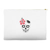 day of dead sugar skull Accessory Pouches
