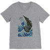 kaiju wave V-Neck Tee