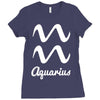 aquarius zodiac Ladies Fitted T-Shirt