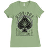 ride the biker Ladies Fitted T-Shirt