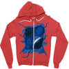 pocketless universe Zipper Hoodie