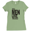 real men love walrus funny Ladies Fitted T-Shirt