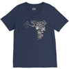 girl butterfly head V-Neck Tee