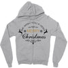 we wish you a very merry christmas Zipper Hoodie