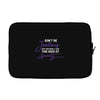 don't be jealous just because i look this good at seventy black Laptop sleeve