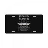 Dungeon Master White License Plate