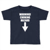 warning choking hazard printed Toddler T-shirt