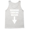 warning choking hazard printed Tank Top