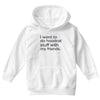 hoodrat stuff with my friends Youth Hoodie