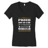 im a proud son in law Women's V-Neck T-Shirt