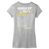 August Girl Facts Virgo Women's V-Neck T-Shirt