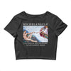 Michelangelo Creation of Adam Crop Top