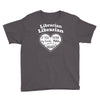 librarian if you my hands are full you should see my heart Youth Tee