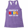 protect kids not guns Racerback Tank
