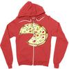 Pizza Slice Big Zipper Hoodie