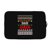 santa only comes once a year dad is always here to cheer Laptop sleeve