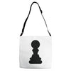 Chess King and Pawn Adjustable Strap Totes