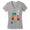 puzzled Women's V-Neck T-Shirt