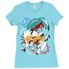 pkmn   lugarugan Ladies Fitted T-Shirt