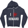 i heart howard Zipper Hoodie