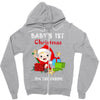 baby 1st christmas Zipper Hoodie