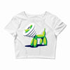 scratchy Crop Top