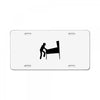 funny caution pinball wiz square License Plate