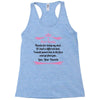 Dear Daddy, Thanks for Being my Dad Baby Boy Letter to Father Racerback Tank