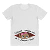 January Peeking Out Baby Girl All Over Women's T-shirt