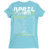 April Girl Facts Aries Ladies Fitted T-Shirt