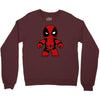 deadpool robot Crewneck Sweatshirt