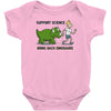 bring back dinosaurs Baby Bodysuit