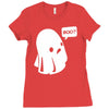 halloween boo Ladies Fitted T-Shirt