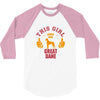 This Girl Loves Her Great Dane 3/4 Sleeve Shirt