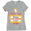 Pray for Las Vegas Ladies Fitted T-Shirt