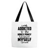 i was addicted to the hokey pokey Tote Bags