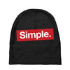 simple red Baby Beanies