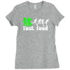 zombie fast food  funny Ladies Fitted T-Shirt