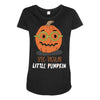 spec tacular pumpkin Maternity Scoop Neck T-shirt