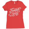 just add beer Ladies Fitted T-Shirt
