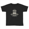 premium vintage 1972 classic perfectly aged limited edition Toddler T-shirt