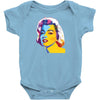 pop art marilyn monroe Baby Onesie