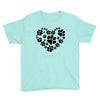 cat love paw Youth Tee