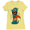 monster pet Ladies Fitted T-Shirt