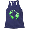 Earth Themed Funny Racerback Tank