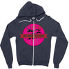 mustache Zipper Hoodie
