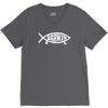 darwin'   fish V-Neck Tee