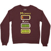 mommy low battery low energy Crewneck Sweatshirt